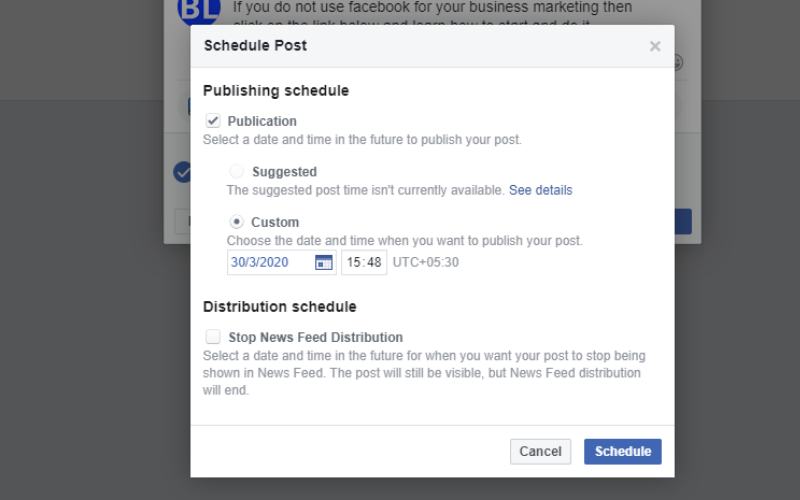 When should post on facebook