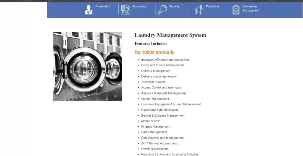 laundry management system
